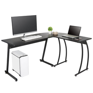 Segawe 58" Computer Gaming Laptop Table L Shaped Desk Workstation Home Office Desk