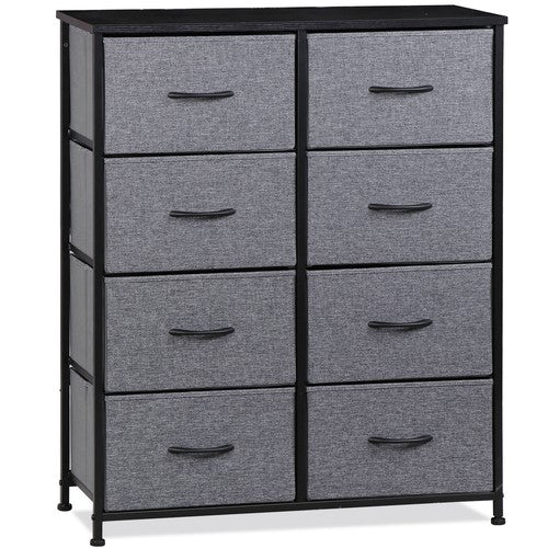 Segawe 8 Drawers Chest of Fabric Dresser Storage Tower Cabinet Organizer for Bedroom
