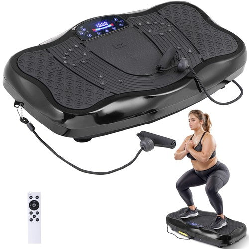 Segawe Waver Vibration Plate Exercise Machine Whole Body Fitness Vibrat Platform Black