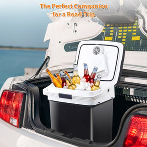 Segawe Electric Iceless Cooler Thermoelectric 27L Truck Car Refrigerator Mini Fridge