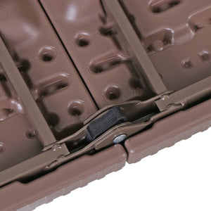 Segawe 6 FT Folding Table Portable Fold-in-Half Plastic Table for Picnic Camping Brown