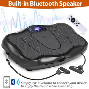 Segawe Waver Vibration Plate Exercise Machine Whole Body Fitness Vibrat Platform Black