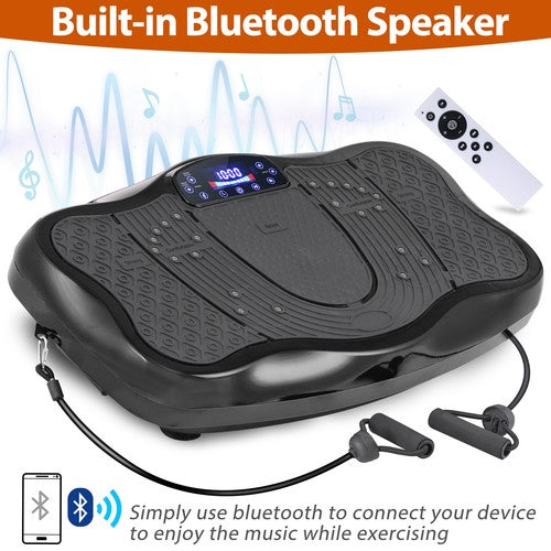 Segawe Waver Vibration Plate Exercise Machine Whole Body Fitness Vibrat Platform Black
