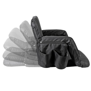 Segawe 2PCS Fold Heated Stadium Seats for Bleachers with Back Support and Wide Cushion