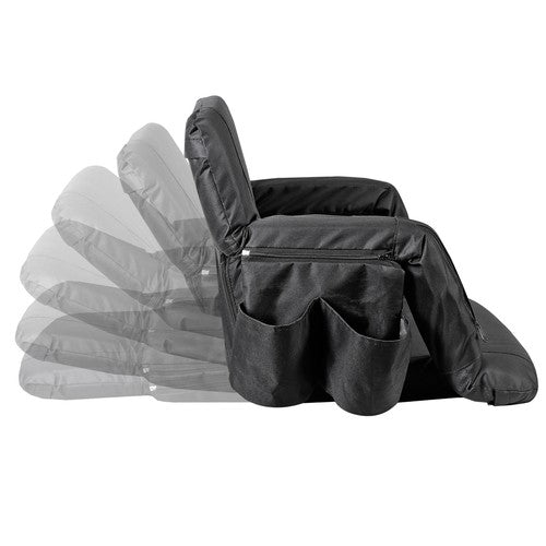 Segawe 2PCS Fold Heated Stadium Seats for Bleachers with Back Support and Wide Cushion