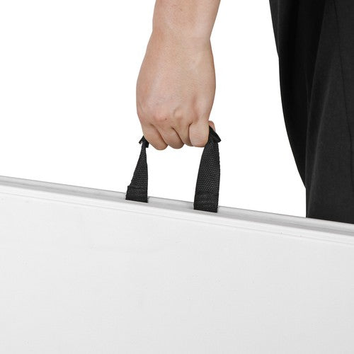 Segawe 6FT Plastic Folding Table Portable Picnic Party Table with Carrying Handle White