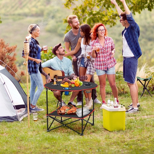 Segawe Foldable Camping Table Outdoor Beach Picnic Table Lightweight with Carry Bags
