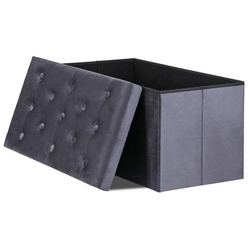 Segawe Folding Storage Ottoman Shoes Bench Rectangular Storage Bench Entryway Bedroom