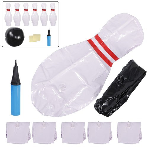 Segawe Inflatable Kids Bowling Set for Kids Indoor Games Fun Giant Yard Games