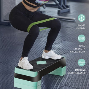 Segawe Adjustable Workout Aerobic Stepper Aerobic Exercise Step Platform for Home Gym