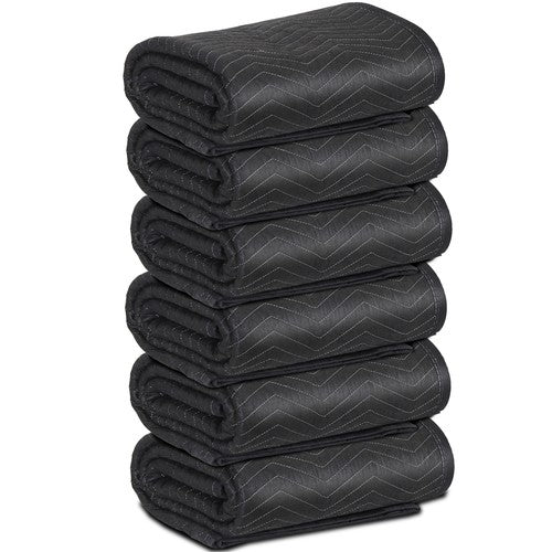 Segawe 6 Heavy Duty Moving Packing Blankets Ultra Thick Pro 72" x 80" Furniture Pads