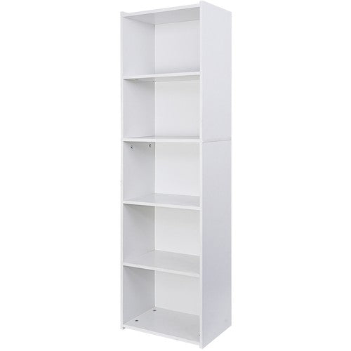 Segawe 5 Tier Bookcase Bookshelf Wood Cube Storage Shelf Display Stand for Living Room