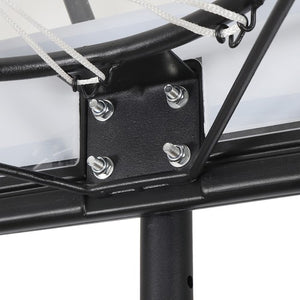 Segawe Portable Basketball Hoop Outdoor Goals System Adjustable w/PVC Backboard Wheels