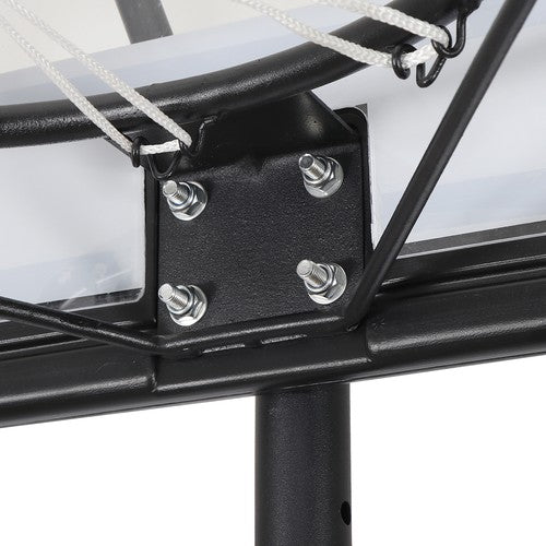 Segawe Portable Basketball Hoop Outdoor Goals System Adjustable w/PVC Backboard Wheels
