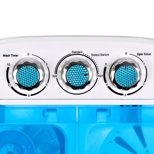 Segawe Portable Washing Machine Compact lightweight 10lbs Washer w/ Spin Cycle Dryer