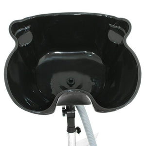 Segawe Height Adjustable Portable Salon Hair Shampoo Basin Treatment Bowl Black