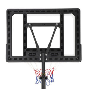 Segawe Portable Basketball Hoop Outdoor Goals System Adjustable w/PVC Backboard Wheels