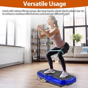 Segawe Waver Vibration Plate Exercise Machine Whole Body Fitness Vibrate Platform Blue