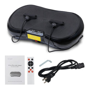 Segawe Whole Body Vibration Platform Black Slim Exercise Plate Fit Machine W/Bluetooth
