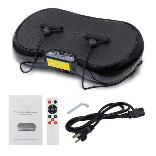 Segawe Whole Body Vibration Platform Black Slim Exercise Plate Fit Machine W/Bluetooth