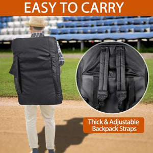 Segawe 2PCS Fold Heated Stadium Seats for Bleachers with Back Support and Wide Cushion