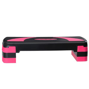 Segawe Height-Adjustable 4''-6''-8" Aerobics Platform Fitness Equipment Stepper Pink