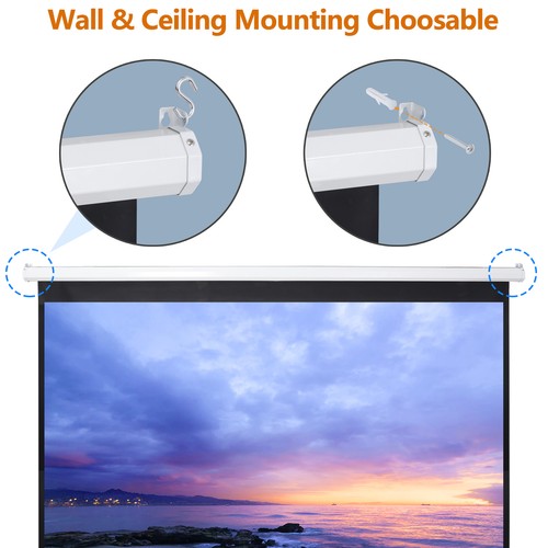 Segawe 100'' Projector Screen 16:10 4K HD Projector Movies Screen for Home Theater