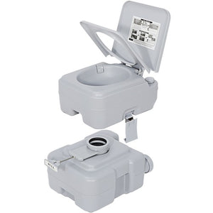 Segawe Portable Toilet 6.6 Gallon 20L Flush Travel Camping Outdoor Indoor Commode Potty