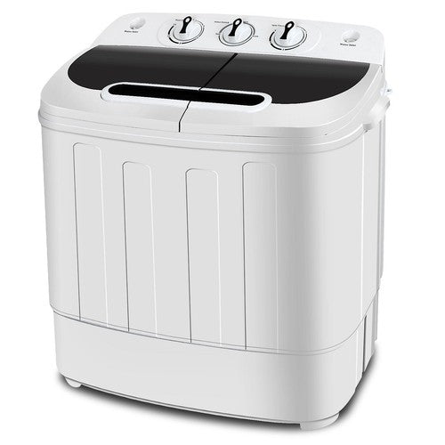 Segawe Compact Mini Twin Tub Washing Machine Portable 13lbs Laundry Washer and Dryer