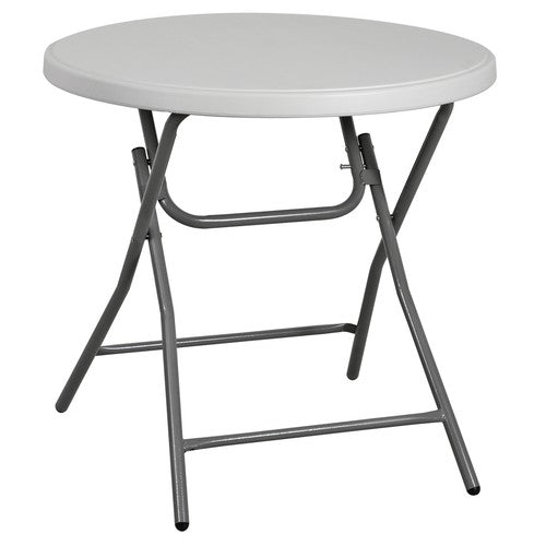 Segawe 32" Round High Top Folding Camping Table Portable Outdoor Party Patio Cocktail