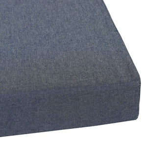 Segawe Memory Foam Dog Bed Waterproof Case Washable Durable Denim Cover Blue
