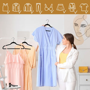 Segawe Velvet Hangers 100 Pack Non-Slip Suit Hangers with 360¡ã Rotatable Hook for Pants