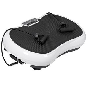Segawe Vibration Plate Fitness Platform Exercise Machine Vibrating Full Body Slim White