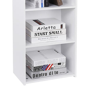 Segawe 5 Tier Bookcase Bookshelf Wood Cube Storage Shelf Display Stand for Living Room