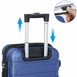 Segawe 21" Spinner Carry-on Luggage Suitcase Wheels Expandable Travel Bag Hardside