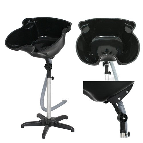 Segawe Height Adjustable Portable Salon Hair Shampoo Basin Treatment Bowl Black