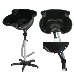 Segawe Height Adjustable Portable Salon Hair Shampoo Basin Treatment Bowl Black