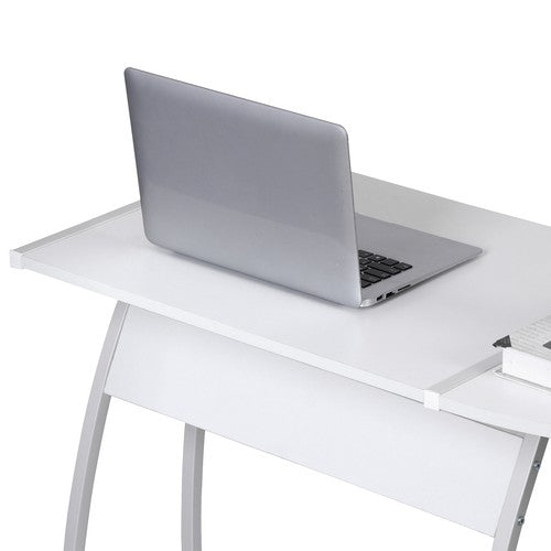 Segawe 58" Computer Gaming Laptop Table L Shaped Desk Workstation Office Desk White