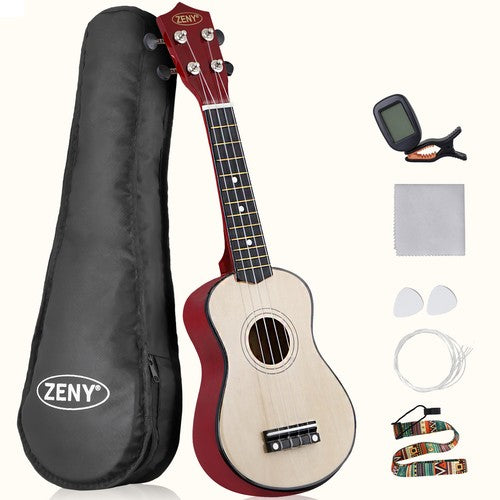 Segawe Ukulele for Beginners 21 Inch Hawaiian Wood Ukelele Kit for Kids Adult Student