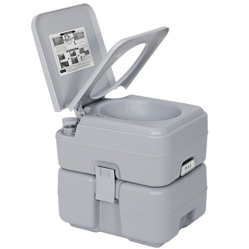 Segawe Portable Toilet 6.6 Gallon 20L Flush Travel Camping Outdoor Indoor Commode Potty