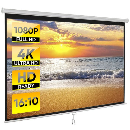 Segawe 100'' Projector Screen 16:10 4K HD Projector Movies Screen for Home Theater