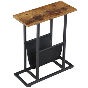 Segawe Small Side Table for Small Spaces Narrow End Table Bedside Table Living Room
