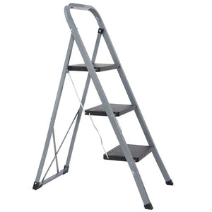 Segawe Folding 3 Step Ladder w/ Convenient Handgrip Portable Step Stool Anti-Slip Pedal