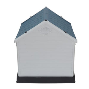 Segawe Dog House Indoor Outdoor Plastic Durable Dog House Insulated Puppy Shelter Blue