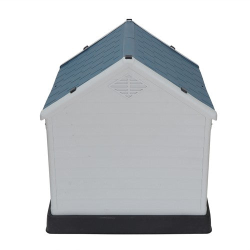 Segawe Dog House Indoor Outdoor Plastic Durable Dog House Insulated Puppy Shelter Blue