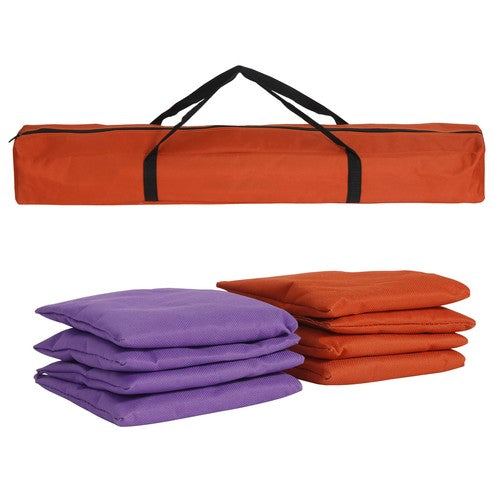 Segawe Collapsible Portable CornHole Toss Game Set With 8 Cornhole Bean Bags (3 x 2FT)