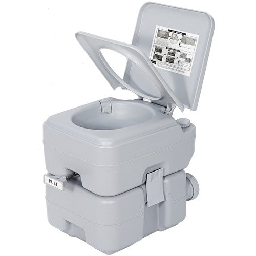 Segawe Portable Toilet 6.6 Gallon 20L Flush Travel Camping Outdoor Indoor Commode Potty