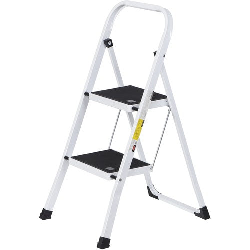Segawe 2 Step Ladder Folding Step Stool with Wide Anti-Slip Pedal Convenient Handgrip