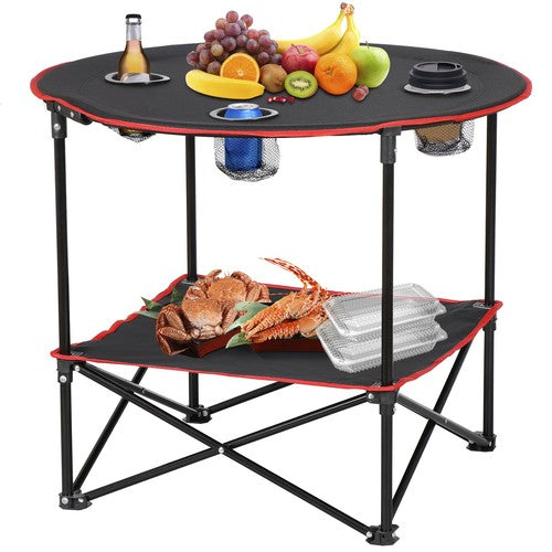 Segawe Foldable Camping Table Outdoor Beach Picnic Table Lightweight with Carry Bags