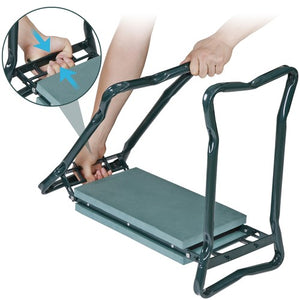 Segawe Upgraded Garden Kneeler and Seat with Thicken & Widen Soft Kneeling Pad Foldable